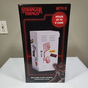 Limited Edition Stranger Things Hellfire Club Locker Mini Fridge New 2026